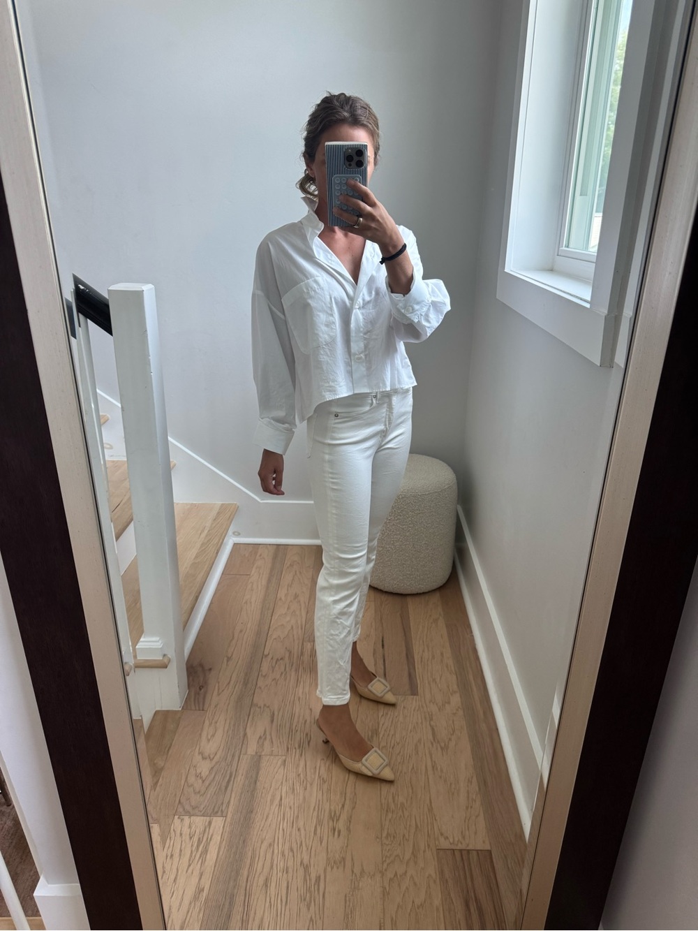 AYR White Ankle Skinny Jeans - the easy easy